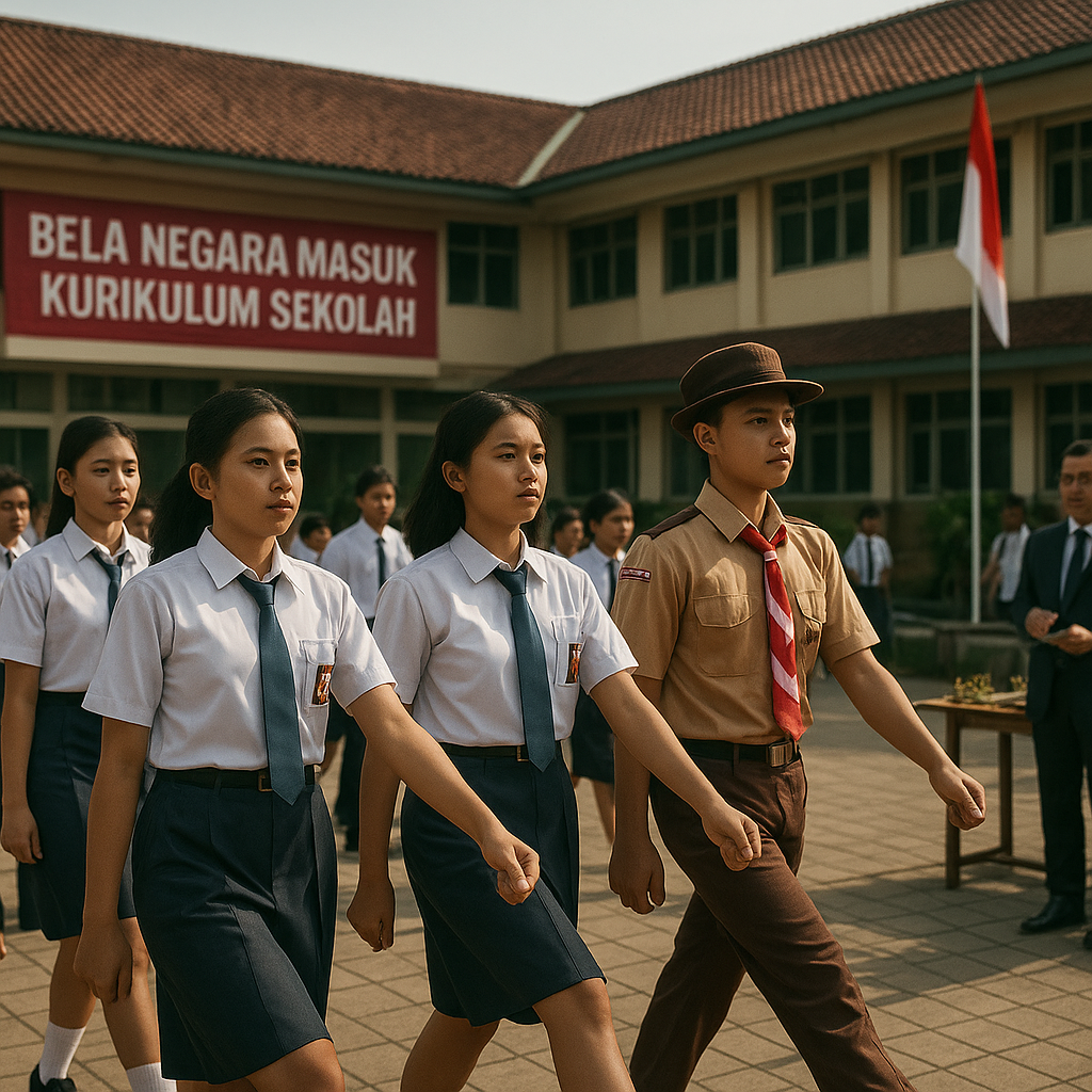 Bela Negara Masuk Kurikulum Sekolah, Mendikbud: Bentuk Generasi Tangguh dan Patriotik