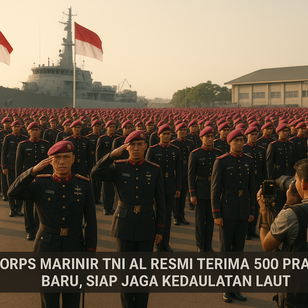 Korps Marinir TNI AL Resmi Terima 500 Prajurit Baru, Siap Jaga Kedaulatan Laut