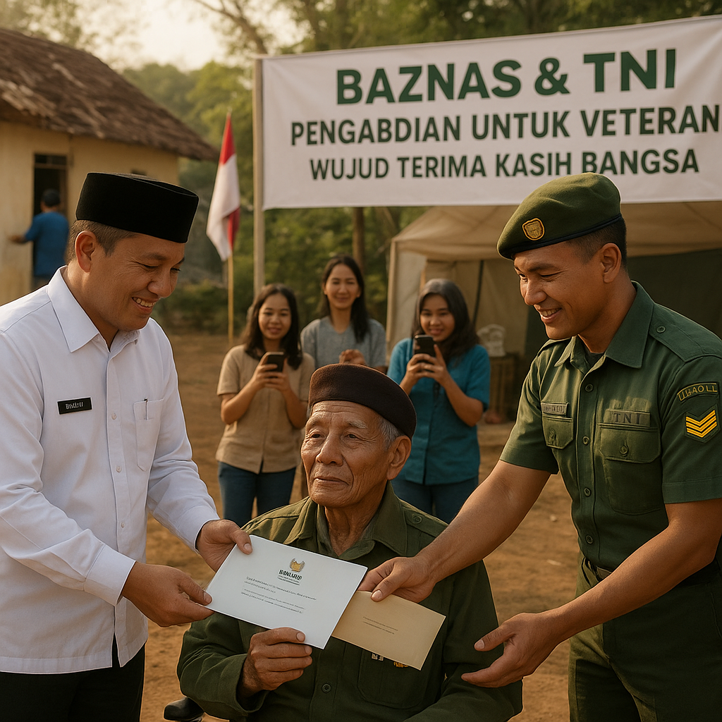 Baznas dan TNI Gelar Program Pengabdian untuk Veteran, Wujud Terima Kasih Bangsa