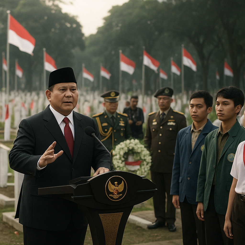 Peringatan Hari Pahlawan Nasional 2026: Presiden Ajak Pemuda Teladani Semangat Juang 10 November