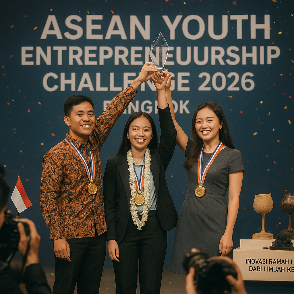 Pemuda Indonesia Juara Umum ASEAN Youth Entrepreneurship Challenge 2026 di Bangkok