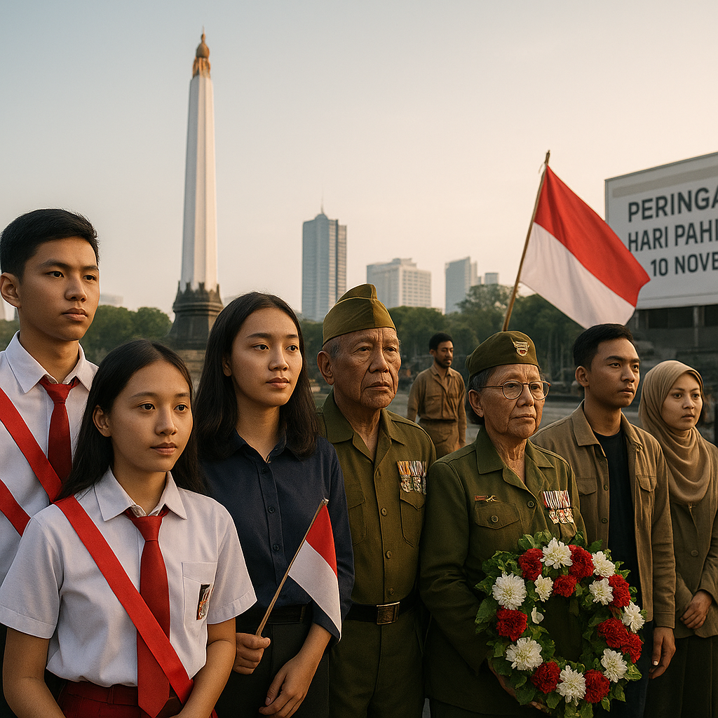 Peringatan Hari Pahlawan 10 November: Maknai Semangat Arek Surabaya