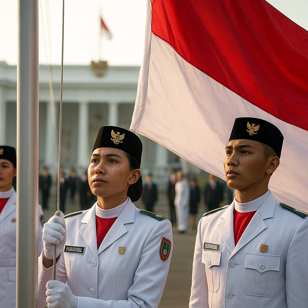 Tangis Kemenangan: Paskibraka Tim Indonesia Berdaulat Buktikan Pengorbanan Demi Sang Saka