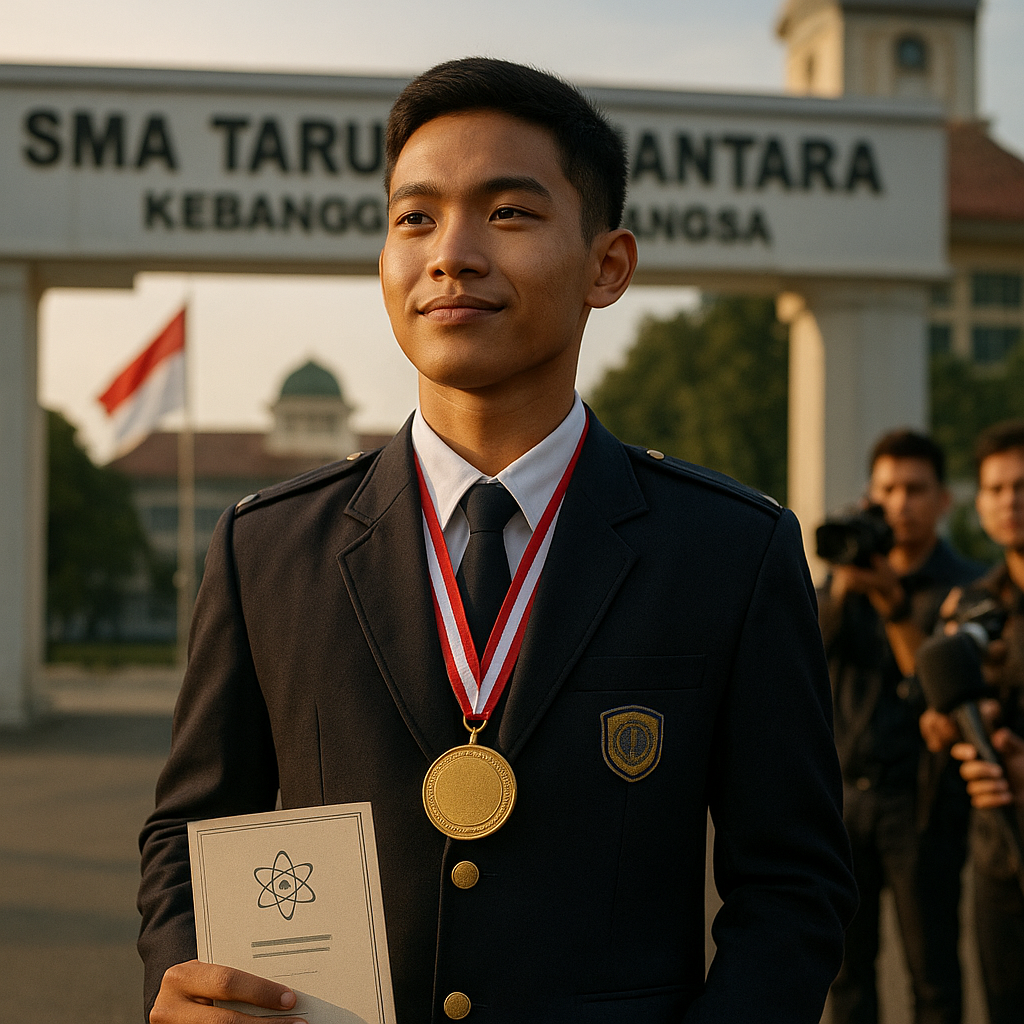 Siswa SMA Taruna Nusantara Raih Medali Emas Olimpiade Sains Internasional, Siap Lanjutkan Jejak ke Akademi Militer