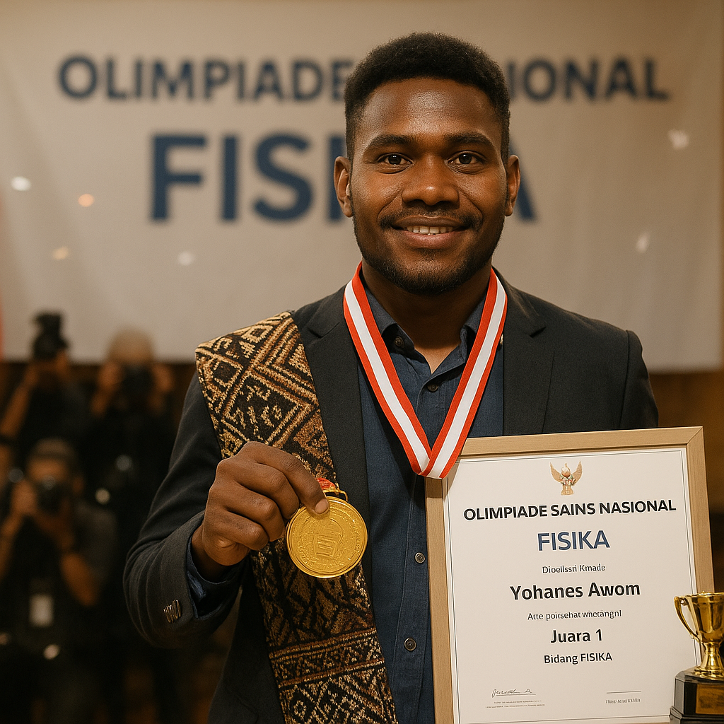 Pemuda Papua Juara Olimpiade Sains Nasional, Bukti Semangat Belajar Tanpa Batas