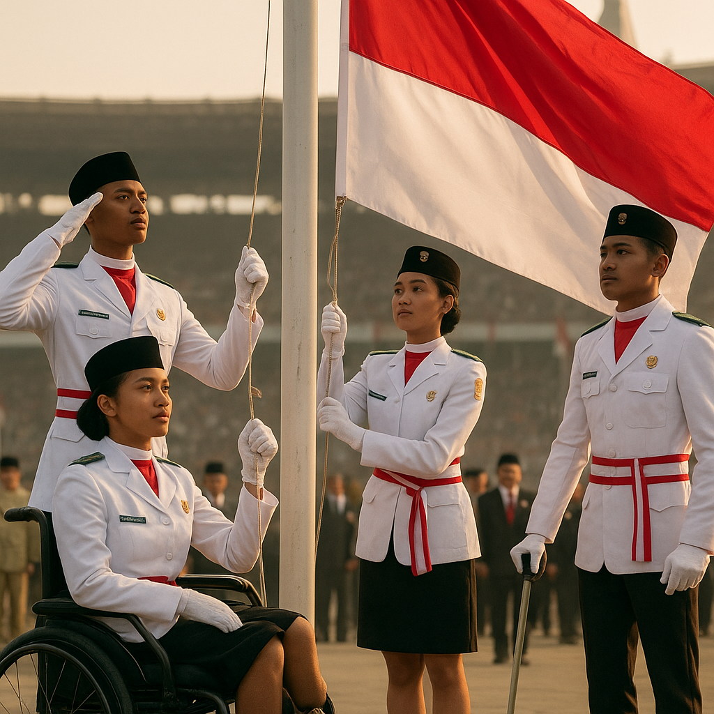 Semangat Juang Paskibraka Difabel: Bukti bahwa Keterbatasan Bukan Penghalang Mengabdi untuk Negara