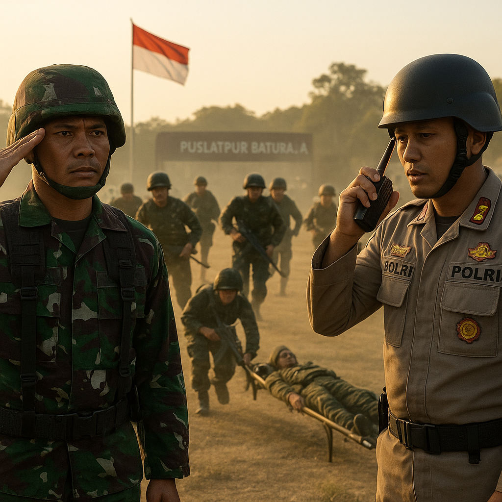 Latihan Gabungan TNI-Polri Perkuat Sinergi Bela Negara