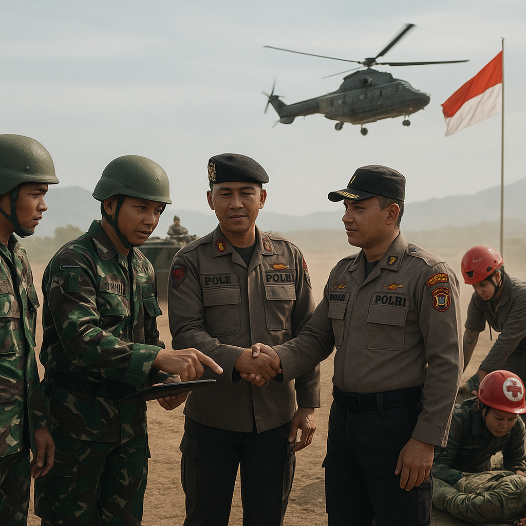 Latihan Gabungan TNI-Polri Perkuat Sinergi dan Kesiap-siagaan Bela Negara