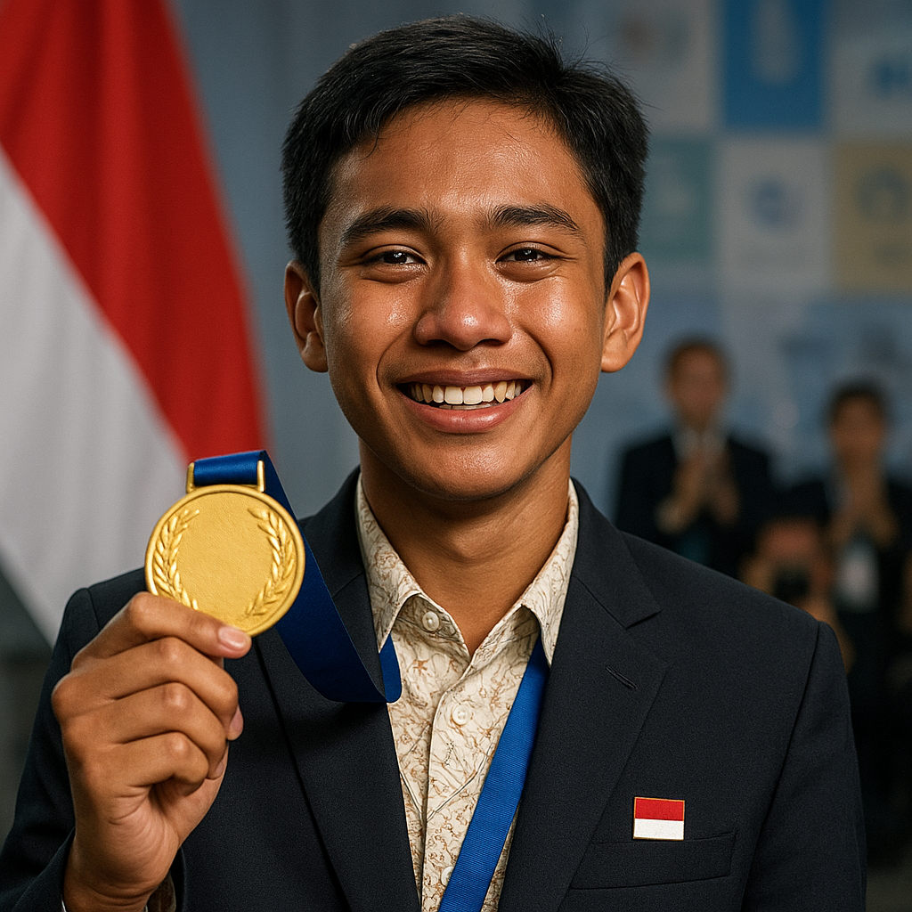 Remaja Indonesia Raih Medali Emas di Olimpiade Sains Internasional, Banggakan Nama Bangsa