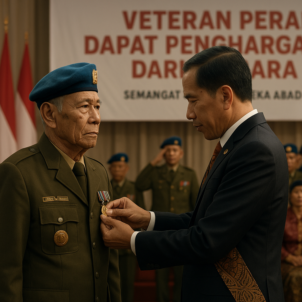 Veteran Perang Dapat Penghargaan dari Negara, Semangat Juang Mereka Abadi
