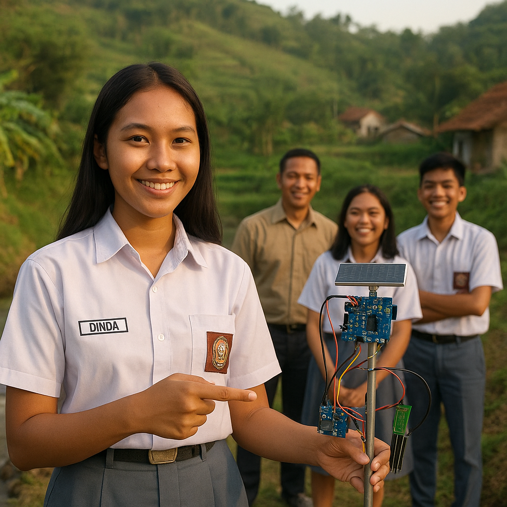 Pelajar SMA di Yogya Ciptakan Alat Deteksi Dini Bencana, Inspirasi Bela Negara