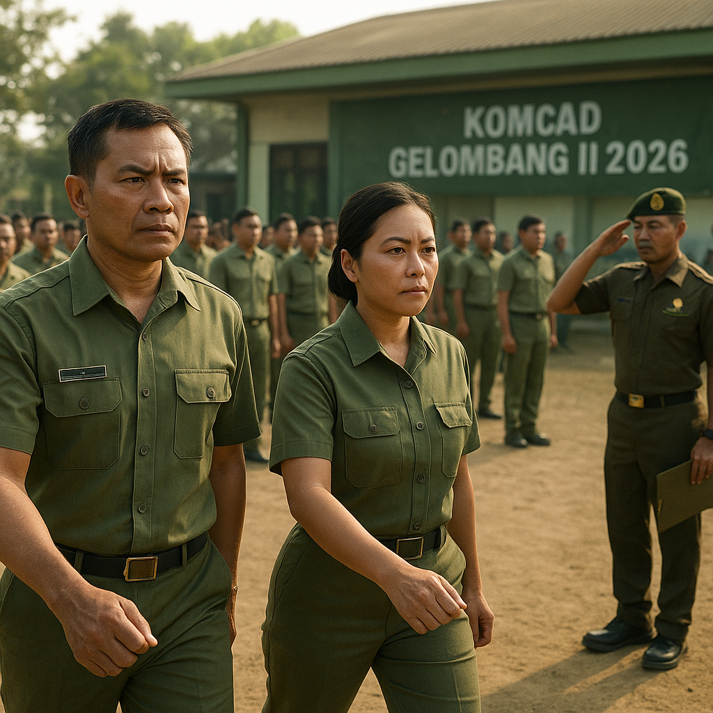 2.065 ASN Masuk Pendidikan Militer, Komcad Gelombang II Resmi Dimulai