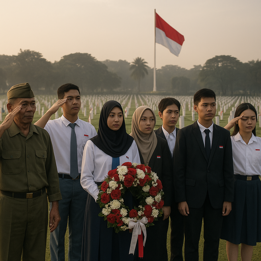 Peringatan Hari Pahlawan di Makam Pahlawan Kalibata: Generasi Muda Diajak Meneladani
