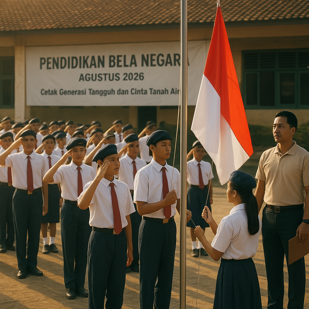 Pendidikan Bela Negara di Sekolah: Cetak Generasi Tangguh dan Cinta Tanah Air