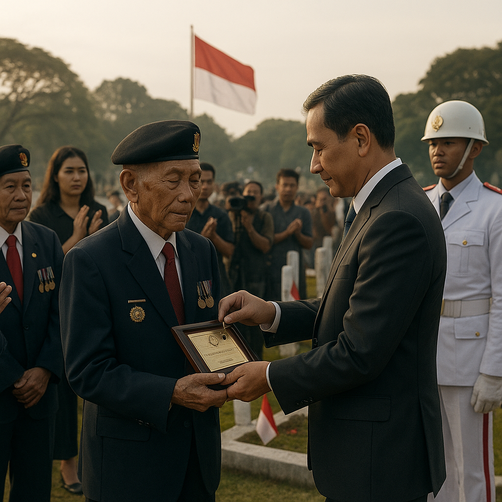 Peringatan Hari Pahlawan di Makam Pahlawan Kalibata