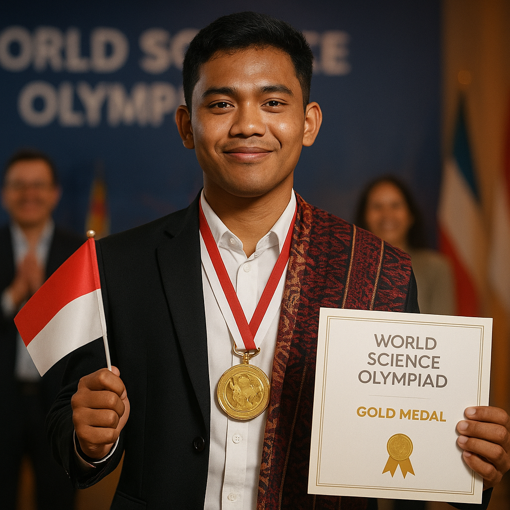 Pemuda Asal NTT Raih Medali Emas Olimpiade Sains Dunia, Bukti Generasi Emas Bangsa