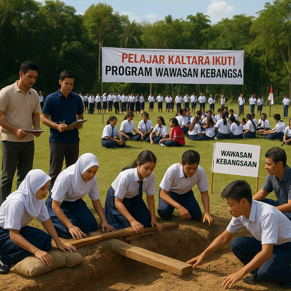 Pelajar Kaltara Ikuti Program Wawasan Kebangsaan, Ditanamkan Semangat Cinta Tanah Air