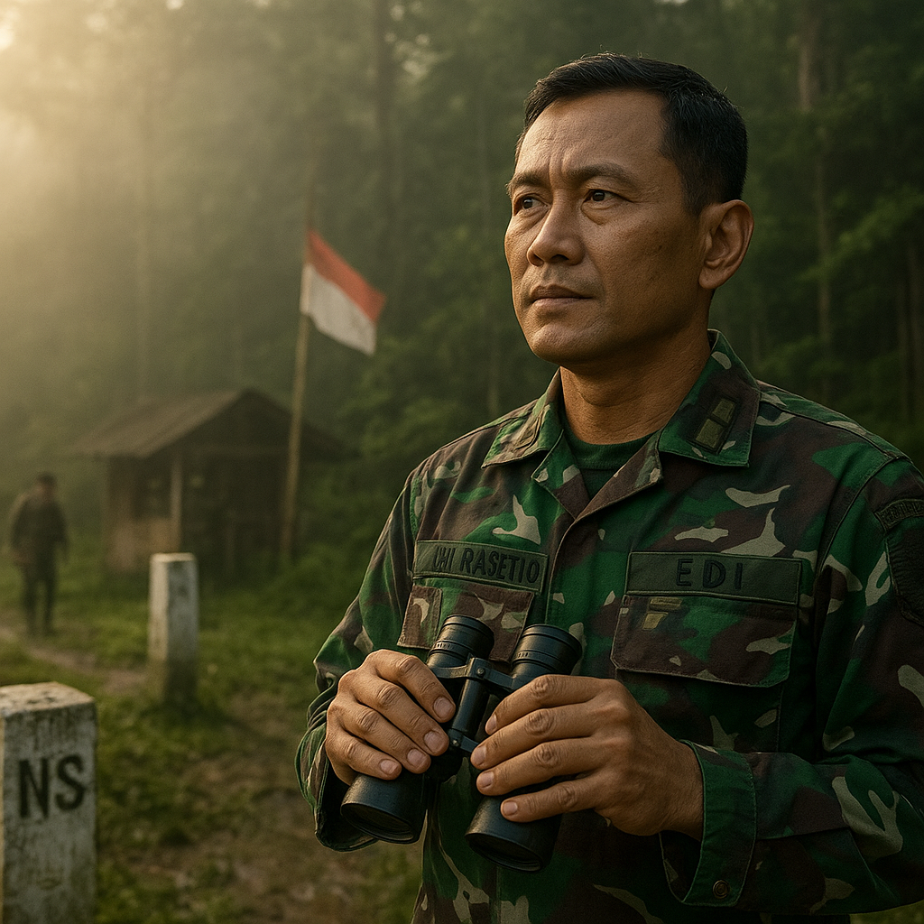 Kisah Letkol TNI Edi: Rela Tinggalkan Keluarga Demi Perbatasan NKRI, Patut Jadi Teladan Pemuda
