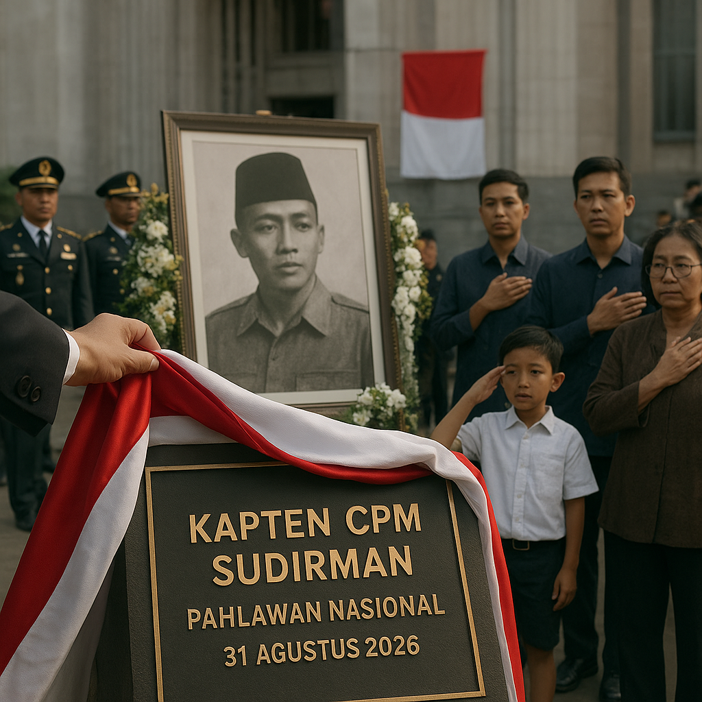 Pahlawan Nasional Baru Ditetapkan, Pengorbanan Kapten Sudirman Diabadikan
