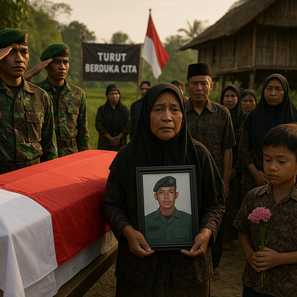 Duka dan Kebanggaan: Kampung Halaman Berduka Atas Gugurnya Prajurit Kebanggaan
