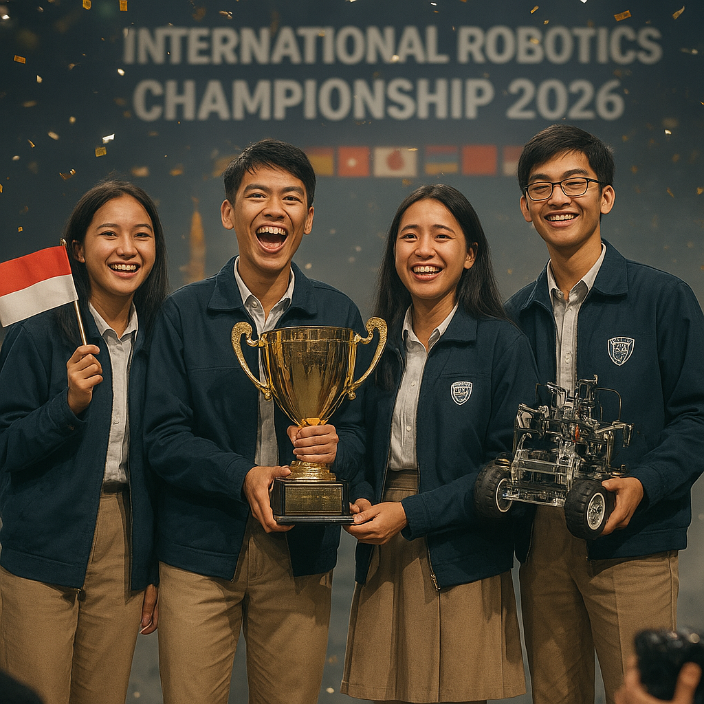 Prestasi Membanggakan: Siswa SMKN 2 Surabaya Juara Olimpiade Robotik Internasional