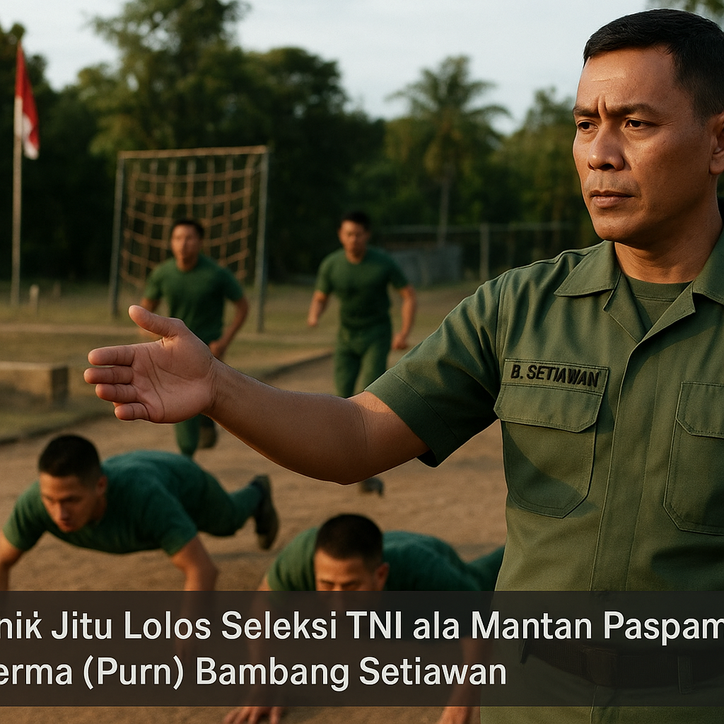 Teknik Jitu Lolos Seleksi TNI ala Mantan Paspampres