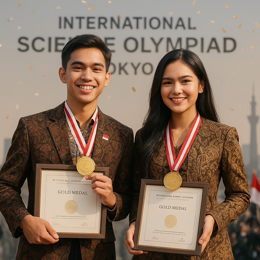 Pemuda Indonesia Raih Emas di Olimpiade Sains Internasional, Banggakan Nama Bangsa