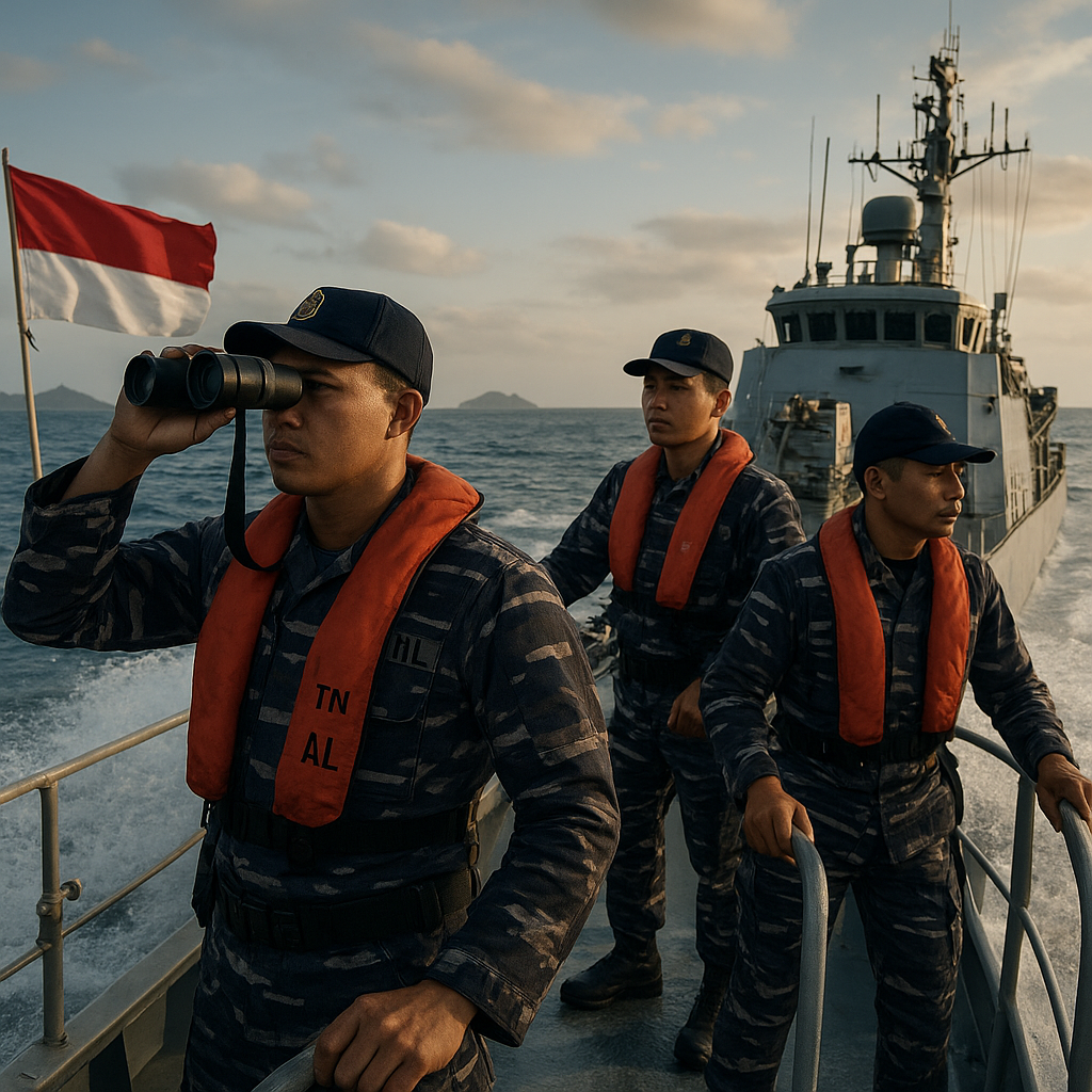 Patroli Rutin TNI AL di Perairan Natuna, Tegakkan Kedaulatan di Ujung Tombak Negara