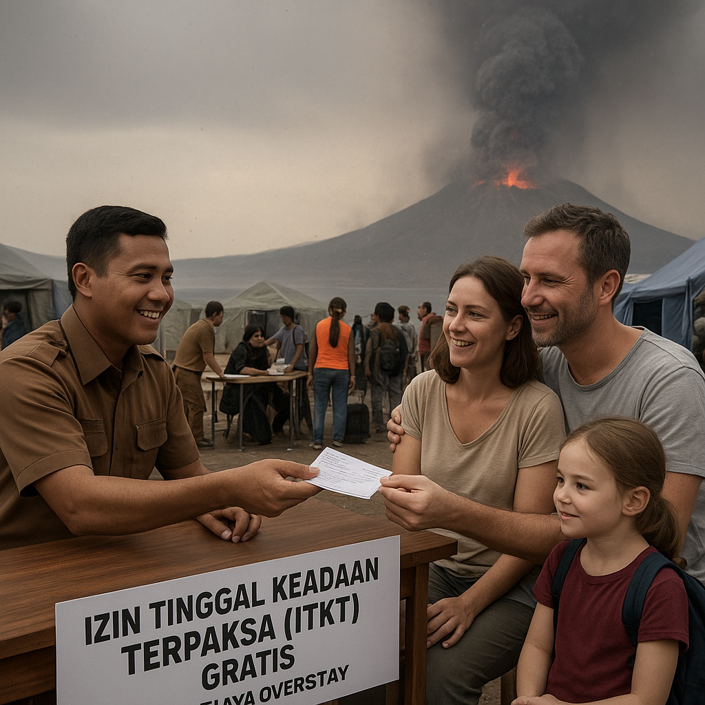 Imigrasi Beri Izin Tinggal Darurat untuk WNA Terdampak Erupsi, Wujud Pelayanan Humanis Negara