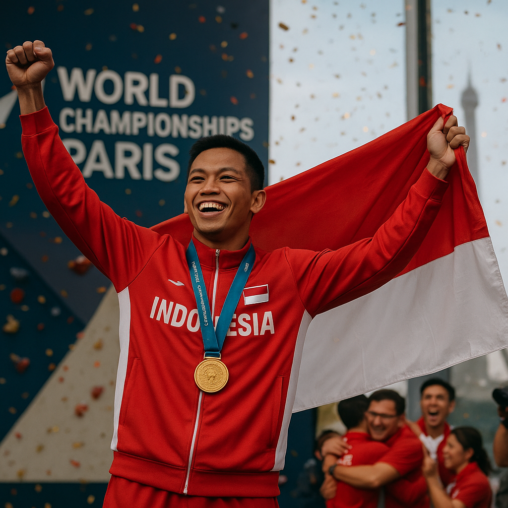 Atlet Panjat Tebing Indonesia Raih Emas Dunia, Prestasi yang Membanggakan Bangsa