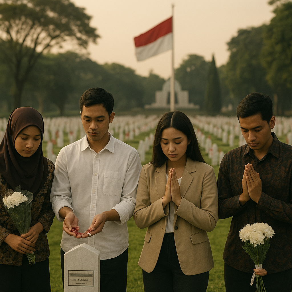 Ziarah ke TMP Kalibata, Generasi Muda Teladani Perjuangan Pahlawan