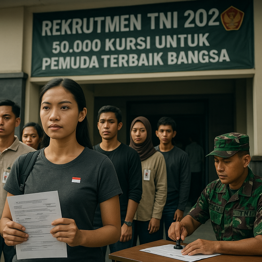 Rekrutmen TNI 2026 Dibuka untuk 50.000 Pemuda Terbaik Bangsa