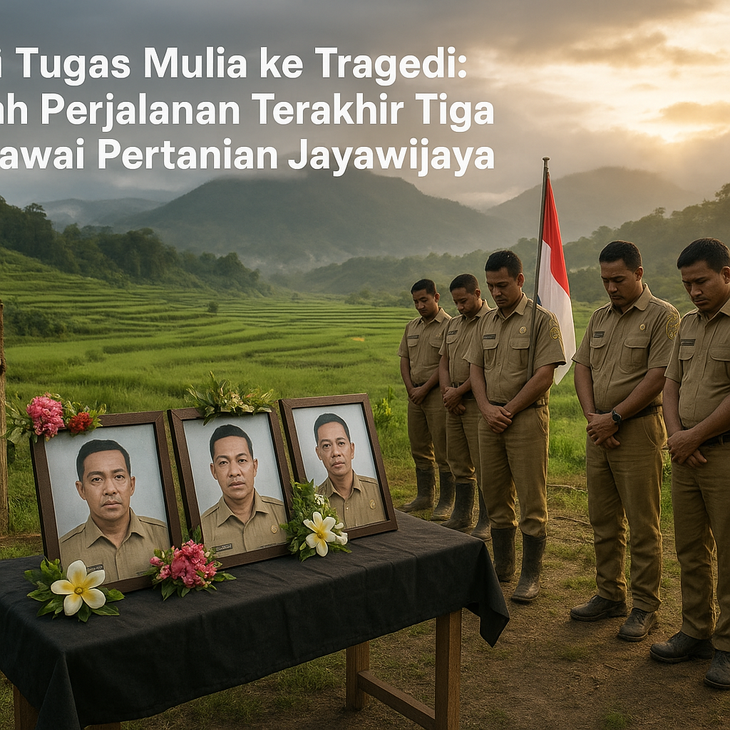 Dari Tugas Mulia ke Tragedi: Kisah Perjalanan Terakhir Tiga Pegawai Pertanian Jayawijaya