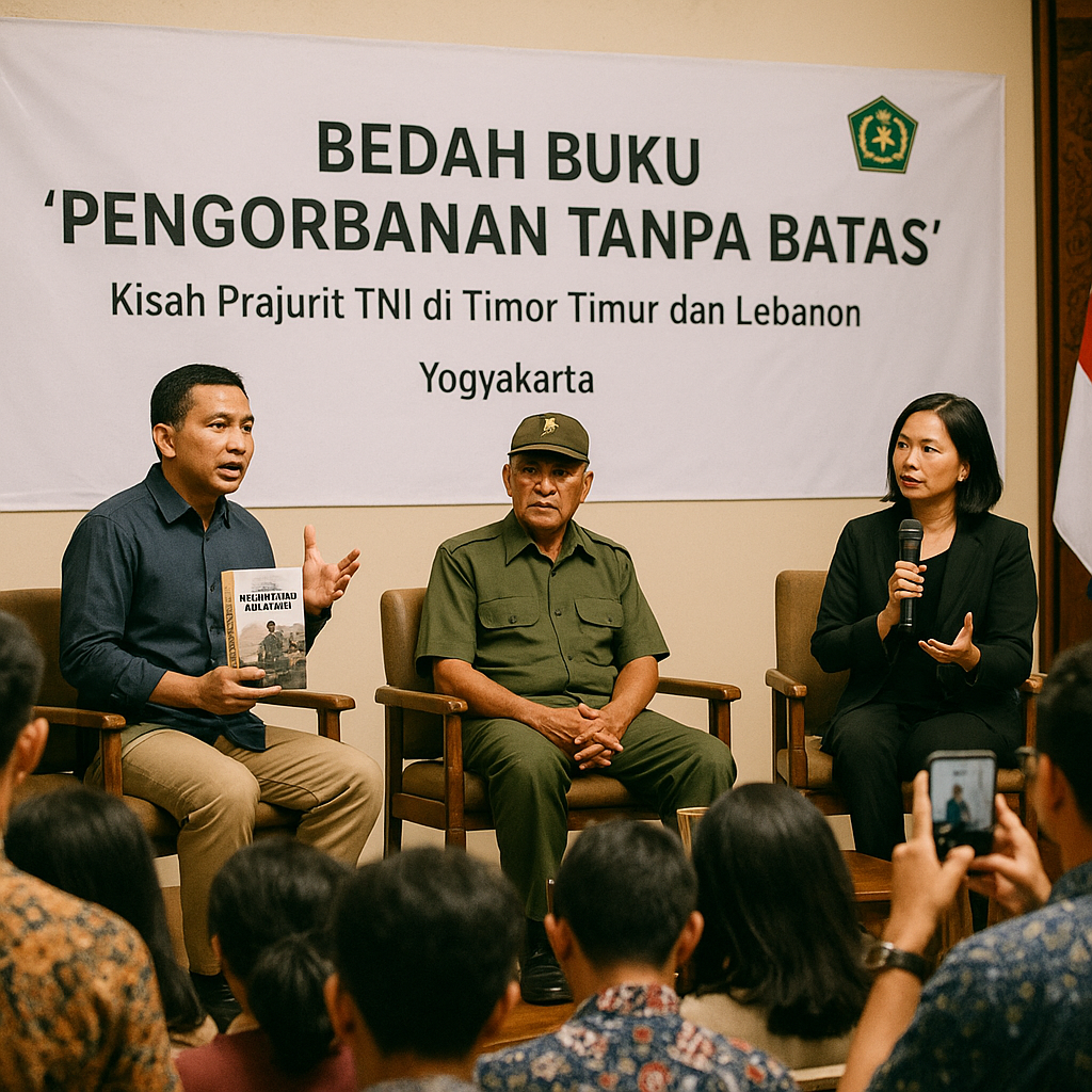 Acara Bedah Buku 'Pengorbanan Tanpa Batas' di Yogyakarta, Cerita Perjuangan Prajurit saat Operasi Damai