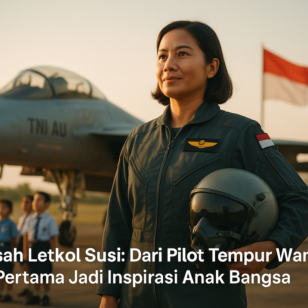 Kisah Letkol Susi: Dari Pilot Tempur Wanita Pertama Jadi Inspirasi Anak Bangsa