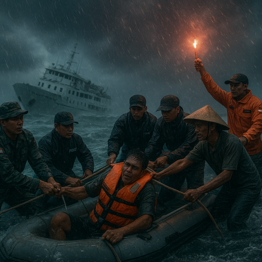 Semangat Solidaritas di Tengah Badai Laut Jawa: Evakuasi Korban KM Virgo Transport 8 Menunjukkan Jiwa Gotong Royong Bangsa