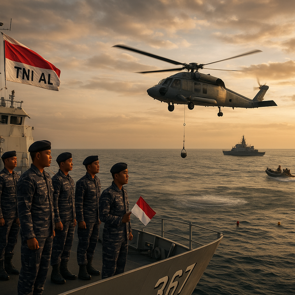 TNI AL Sukses Latihan Perang Anti-Kapal Selam, Siap Jaga Kedaulatan Laut Indonesia