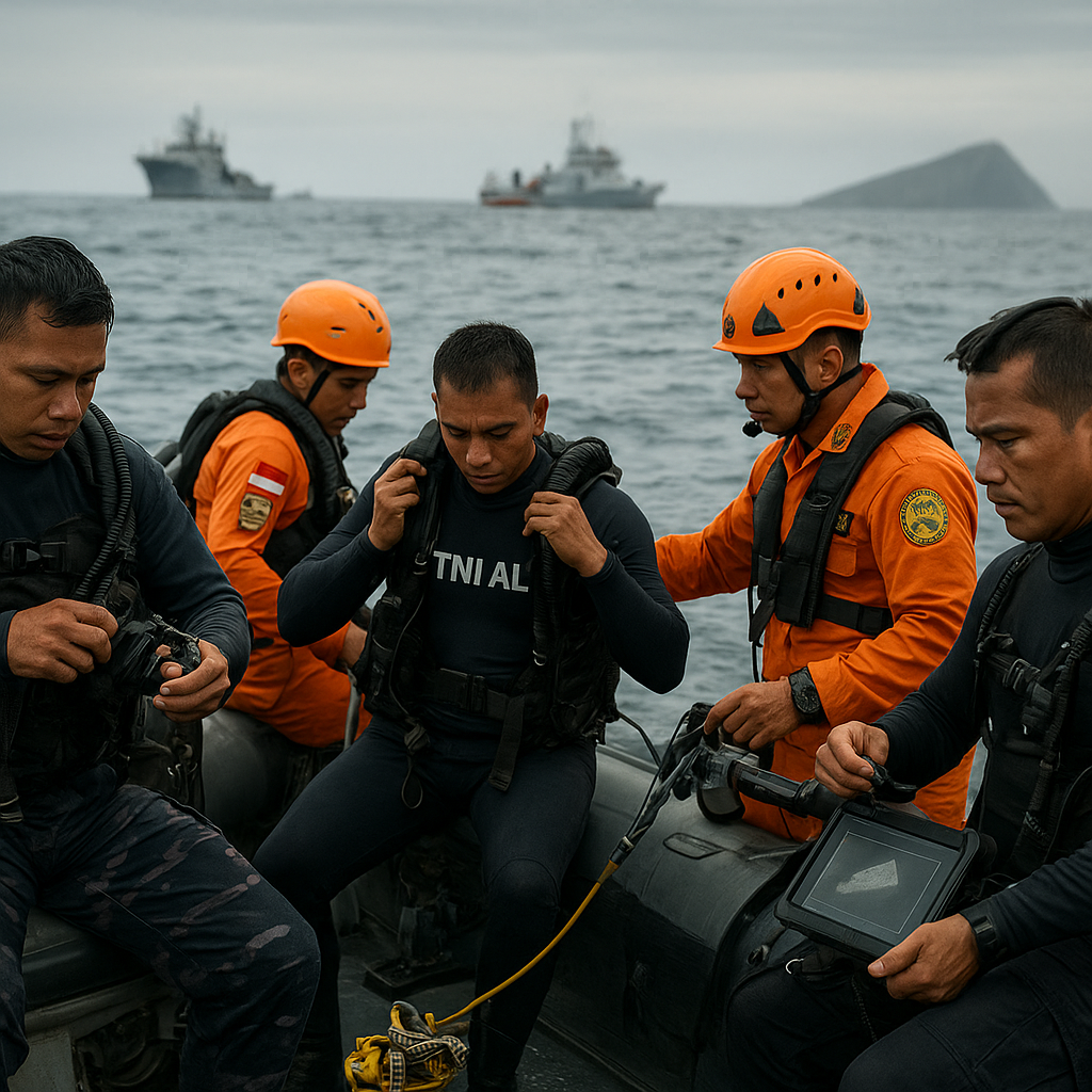 Penyelam TNI AL Bersiap Hadapi Tantangan, Bangkai KM Virgo Bergeser di Kedalaman 30 Meter