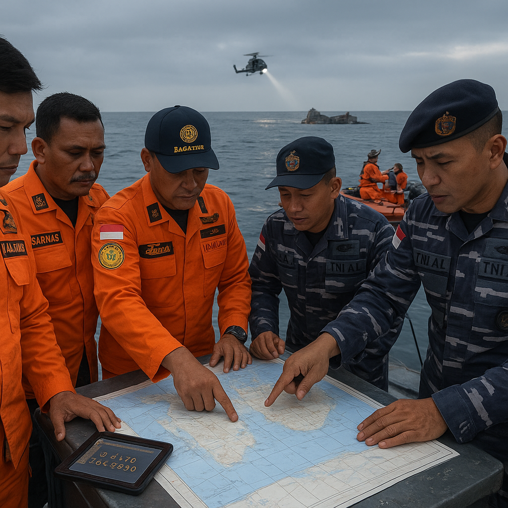 Basarnas dan TNI AL Sinergi, Peta Baru Operasi SAR Ditempuh Setelah Bangkai Kapal Bergeser