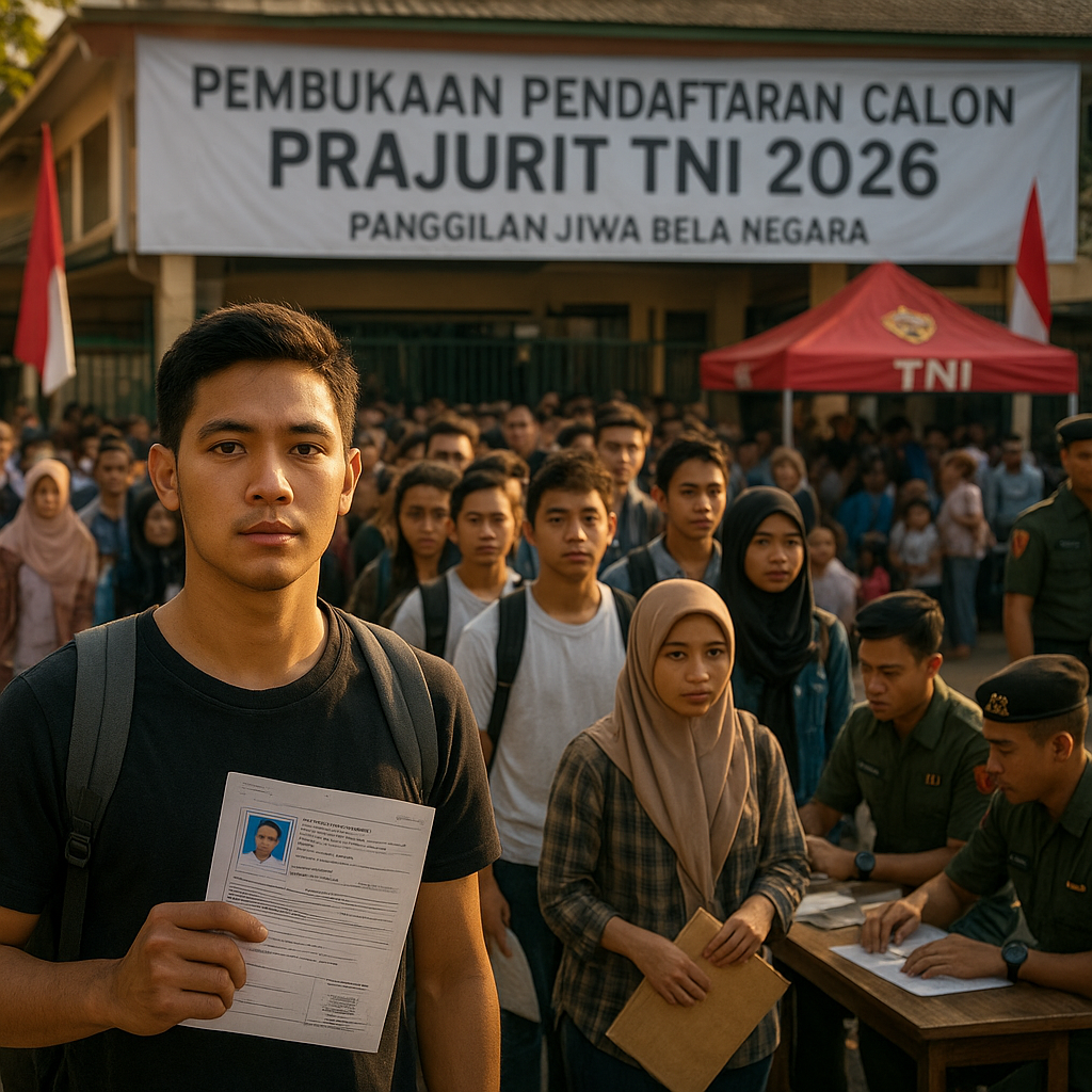 Pembukaan Pendaftaran Calon Prajurit TNI 2026: Panggilan Jiwa Bela Negara