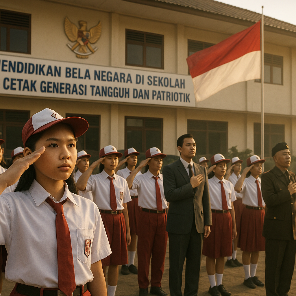 Pendidikan Bela Negara di Sekolah Cetak Generasi Tangguh dan Patriotik