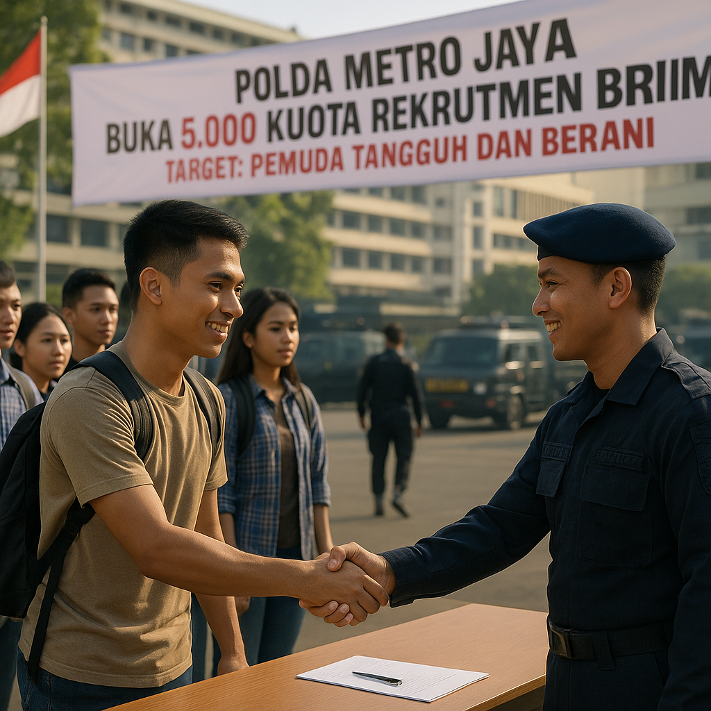 Polda Metro Jaya Buka 5.000 Kuota Rekrutmen Brimob, Target Pemuda Tangguh dan Berani