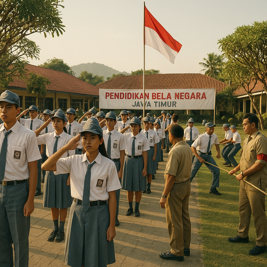 Pendidikan Bela Negara untuk Pelajar SMA di Jawa Timur