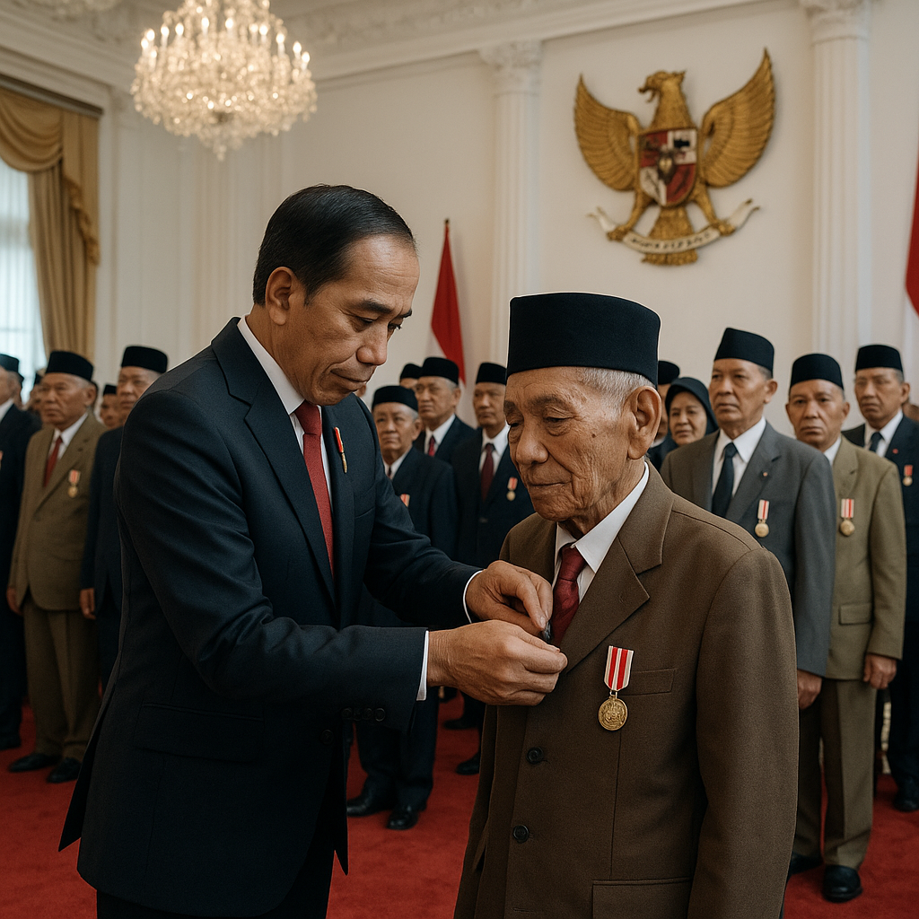 Penghargaan Tertinggi di Istana: 100 Veteran Pejuang Kemerdekaan Terima Satyalancana