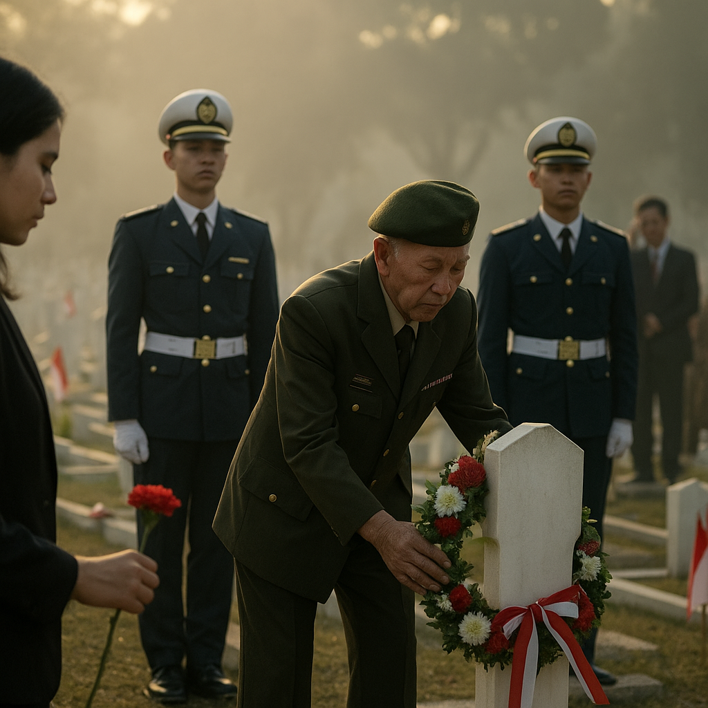 Napak Tilas Perjuangan: Upacara Renungan Suci di Taman Makam Pahlawan Kalibata