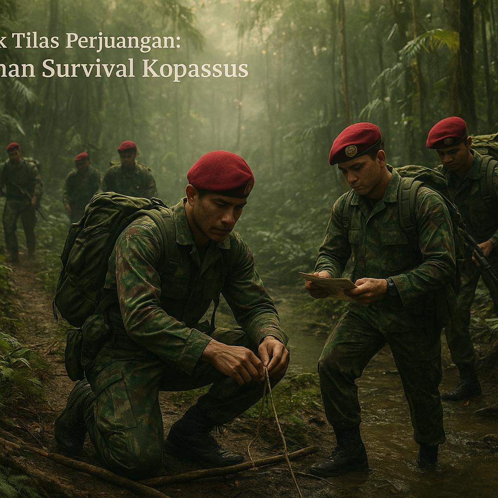 Napak Tilas Perjuangan: Latihan Survival Komando Pasukan Khusus TNI di Hutan Belantara