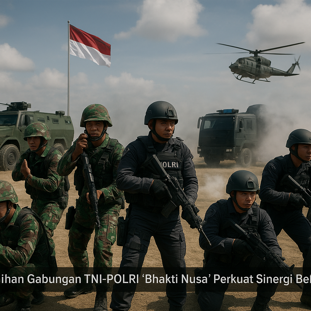Latihan Gabungan TNI-Polri "Bhakti Nusa" Perkuat Sinergi Bela Negara