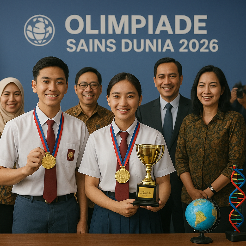 Prestasi Membanggakan: Pelajar Indonesia Raih Emas Olimpiade Sains Dunia 2026