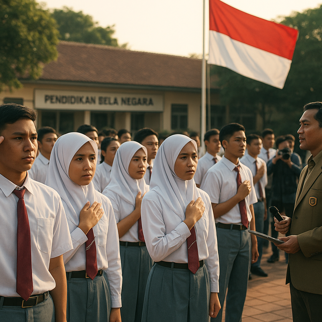 Pendidikan Bela Negara Masuk Kurikulum Wajib di Sekolah Menengah Atas