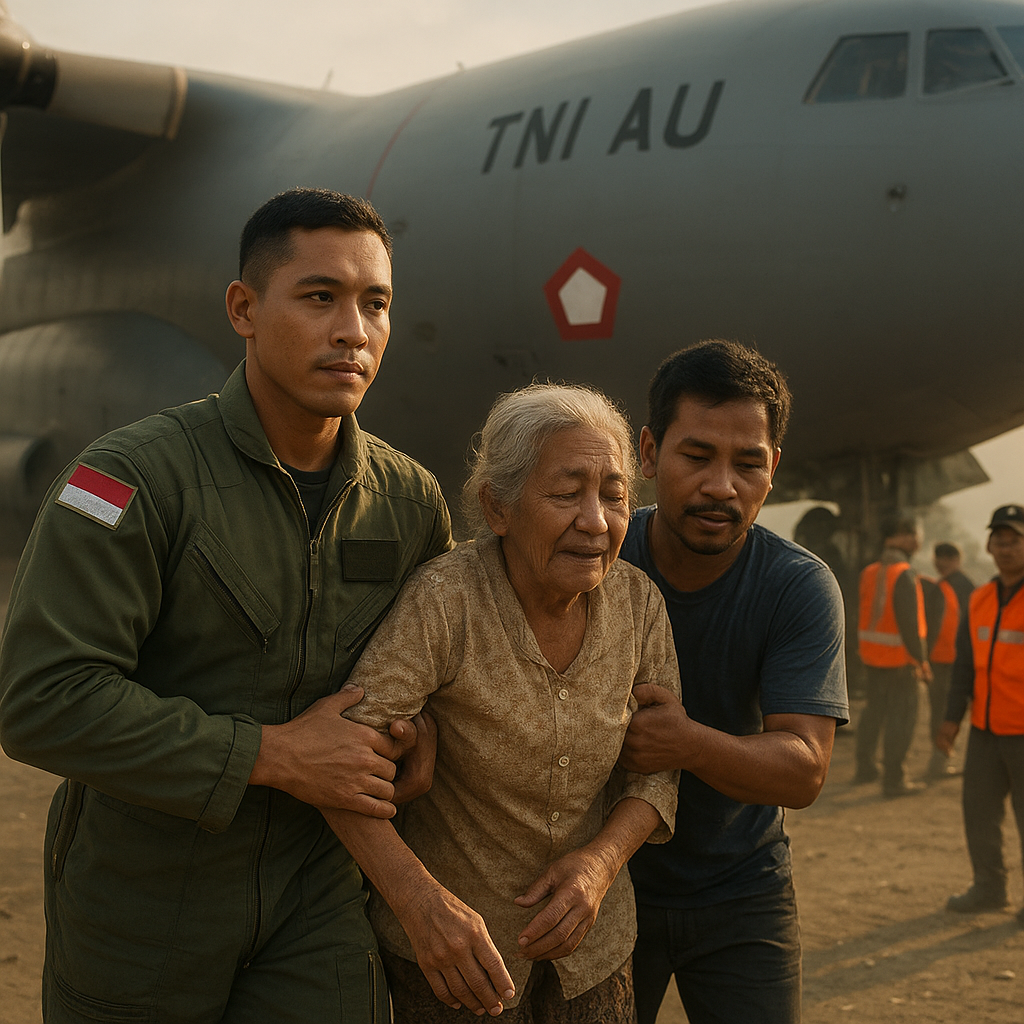 Kisah Heroik Pilot TNI AU: Menyelamatkan Warga Sipil dengan Penerbangan Berisiko Tinggi